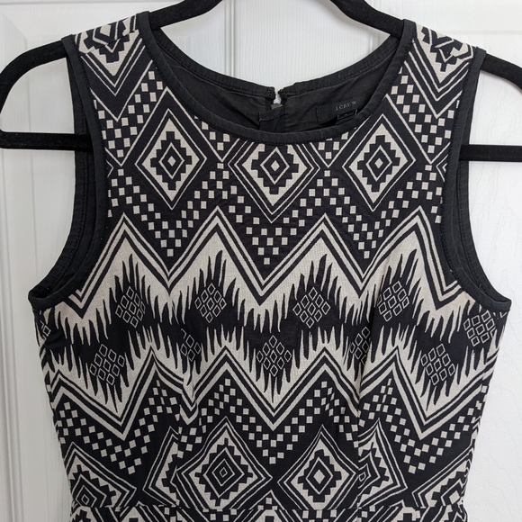 J Crew Patterned Cocktail Dress - Picture 2 of 7